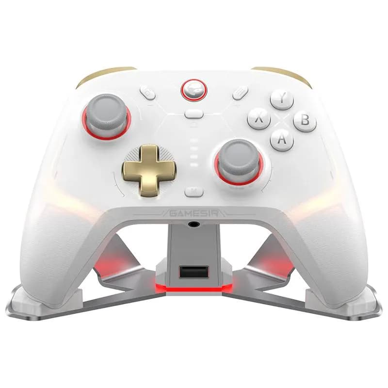 Control inalámbrico GameSir Cyclone 2 con base de carga - Blanco