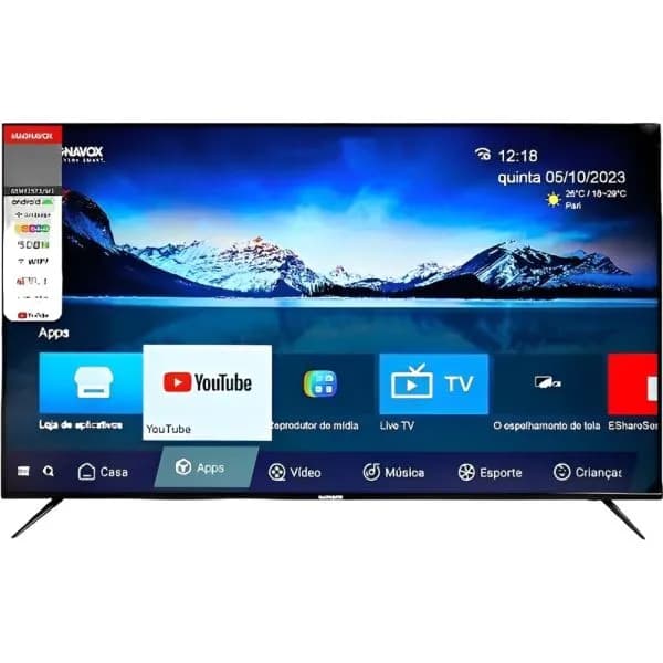 TV Magnavox LED 50MEZ573/M1 Ultra HD 50" 4K
