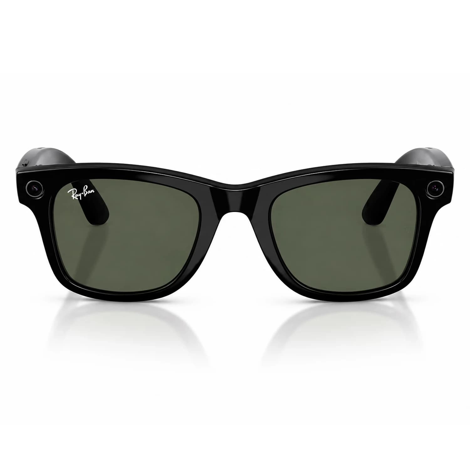 Gafas inteligentes Ray-Ban Meta (Gen 1) - Wayfarer Large, Shiny Black / G-15 Green