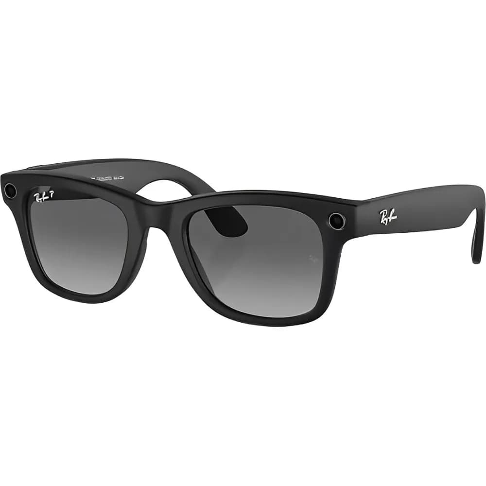 Gafas inteligentes Ray-Ban Meta (Gen 1) - Wayfarer Standard, Matte Black / Polar Gradient Graphite