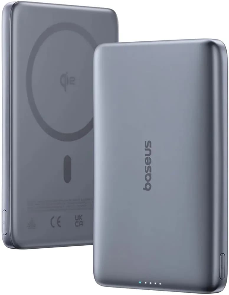 Power Bank Magnético Baseus PicoGo Qi2 10000mAh 27W - Gris espacial